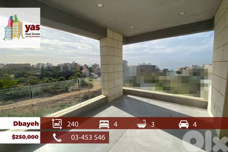 Dbayeh 240m2 | Terrace | Duplex | Open View | Calm Area | PAN