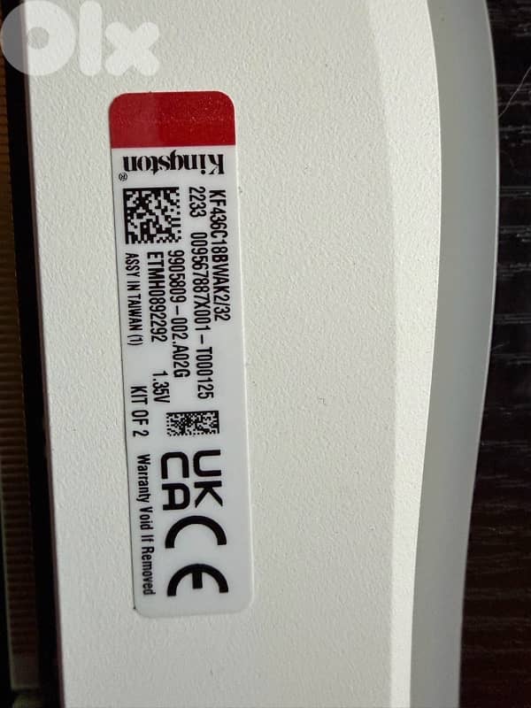 Kingston FURY Beast White RGB Special Edition 32GB 3600MT/s DDR4 ram 0