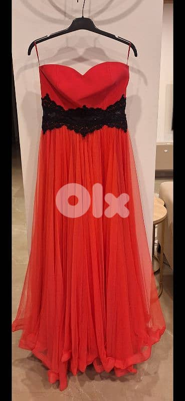 pink/fushia dress couture 0