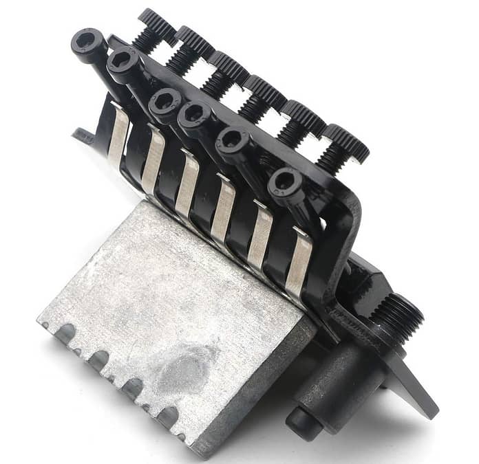 Black Electric Guitar Tremolo Bridge Strat Locking Floyd Rose 4
