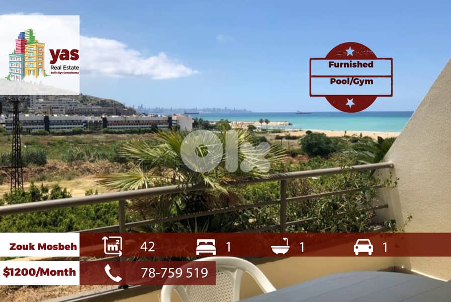 Zouk Mosbeh/Siwar 42m2 | Furnished Chalet | Rent | Pool/Gym | IV/EL 0
