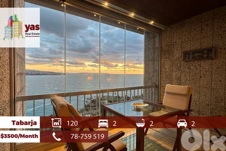 Tabarja 120m2 | Seasonal Rent | Panoramic Sea View | Luxury | RA/IV