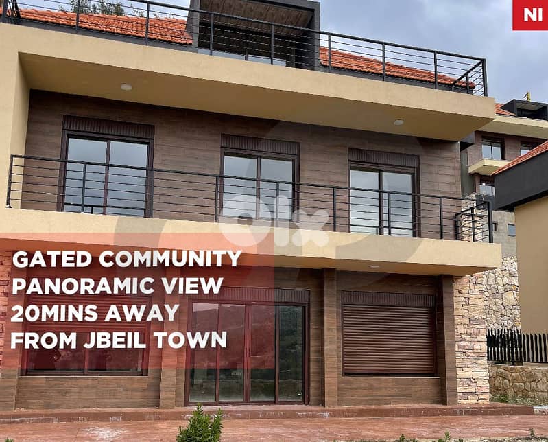 Villa in  Mechmech Jbeil – 390 sqm | Gated Community REF#NI130110 0