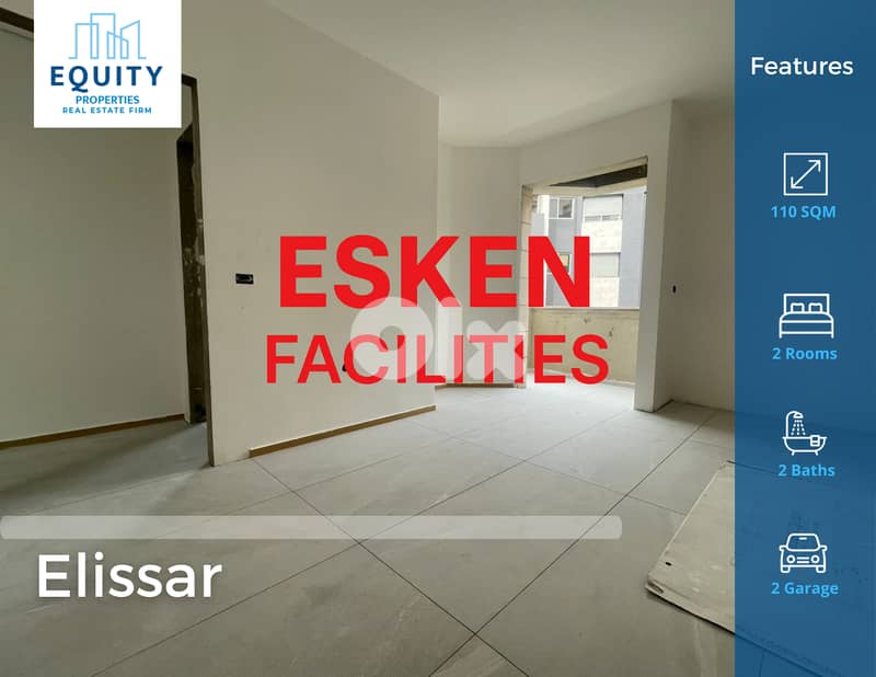 110 SQM Apartment For Sale In Elissar With Esken Facilities #DH11062 0