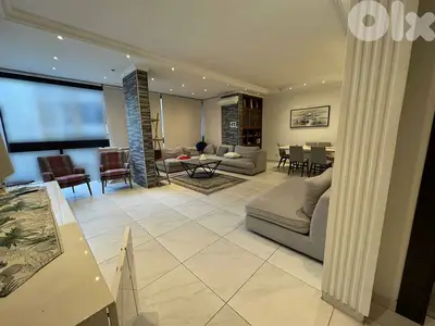 FURNISHED APARTMENT IN RAWCHE PRIME (160SQ) 3 BEDROOMS , (AM-315)