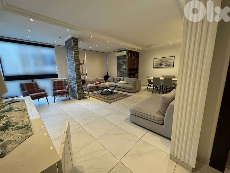 FURNISHED APARTMENT IN RAWCHE PRIME (160SQ) 3 BEDROOMS , (AM-315) 0
