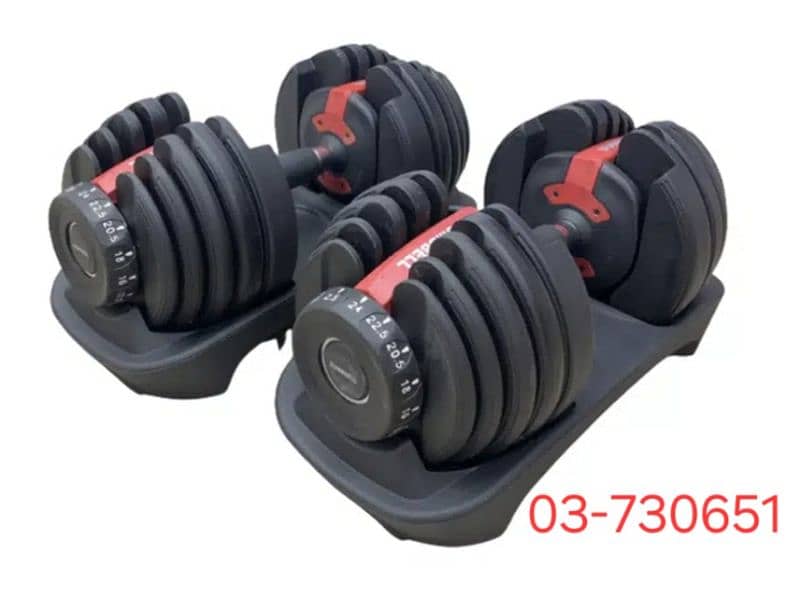 adjustable dumbbells (2 pieces) 0