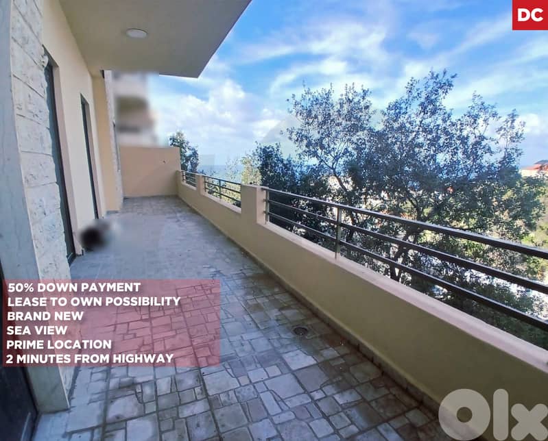 50% Down Payment/Bouar/بوار/Sea view ! REF#DC132516 ! 0
