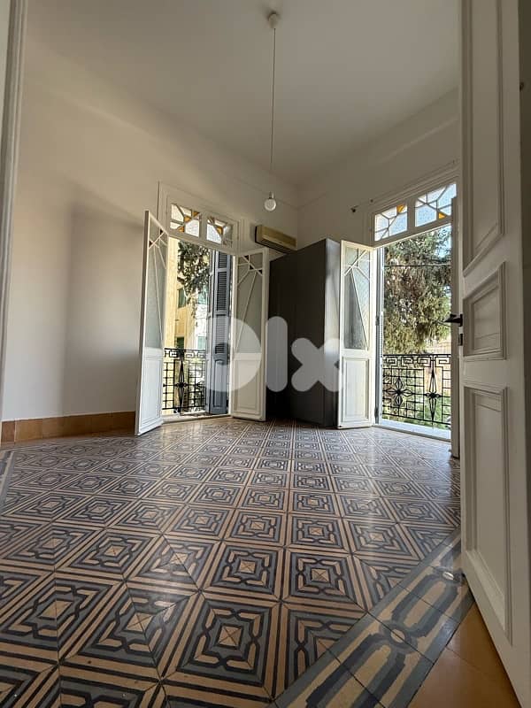 Charming traditional apartment with Character for rent in Achrafieh. 0