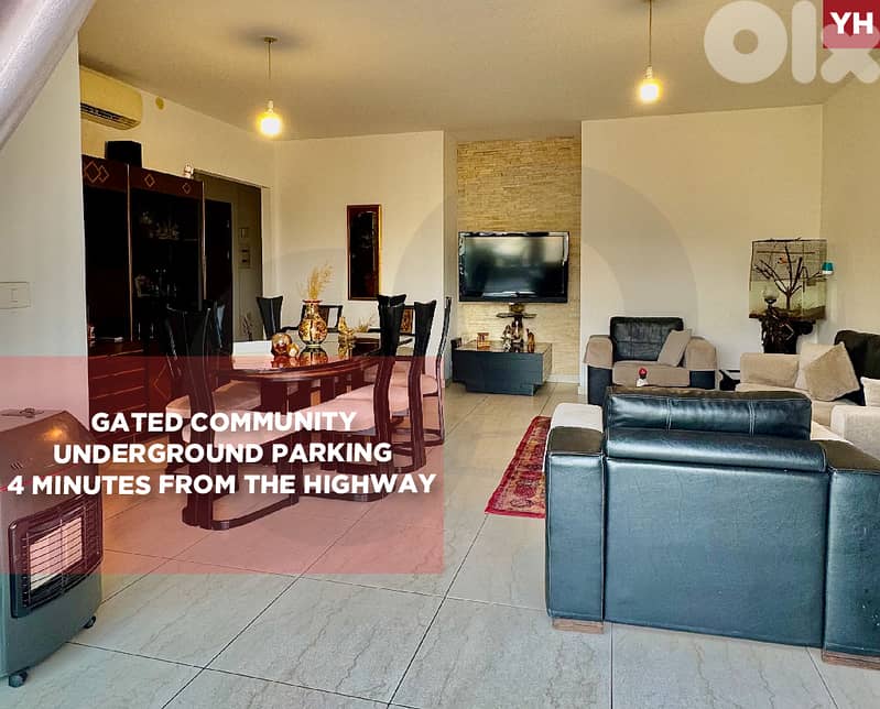 underground parking, 24/7 elevator,3 balconies,Hboub/حبوب REF#YH132549 0