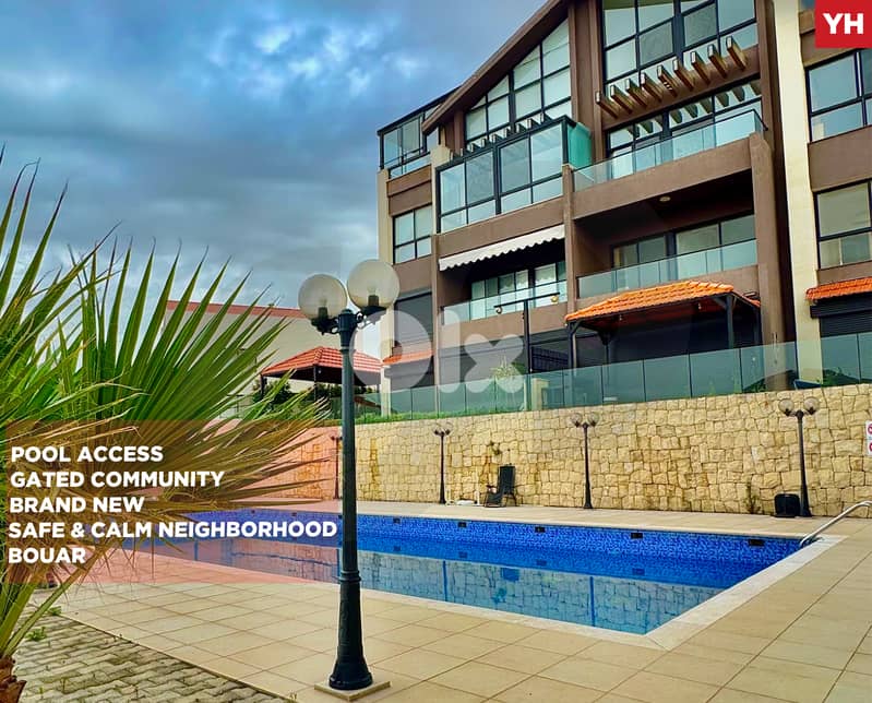 SEA VIEW/24/7 security/POOL ACCESS/Bouar/بوار ! REF#YH132554 ! 0