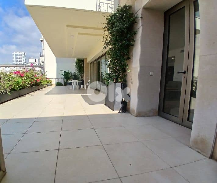 Luxury Apartment for Sale in Gemayze | Terrace & Sea View 0