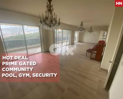 Balcony/Storage room/24/7 security/Sahel Alma/ساحل علما ! REF#HN132578