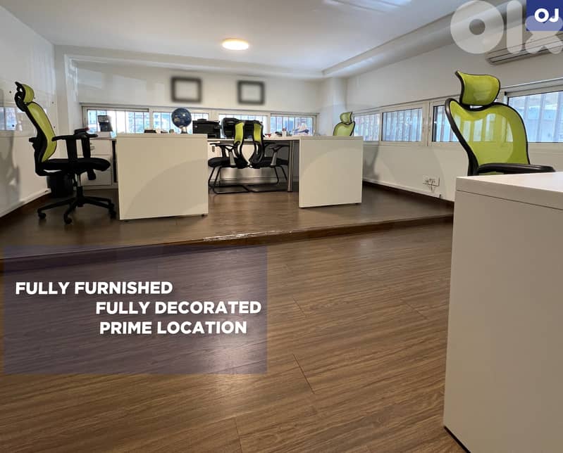 Ground floor office/ZALKA/زلقا/Prime location ! REF#OJ132577 ! 0