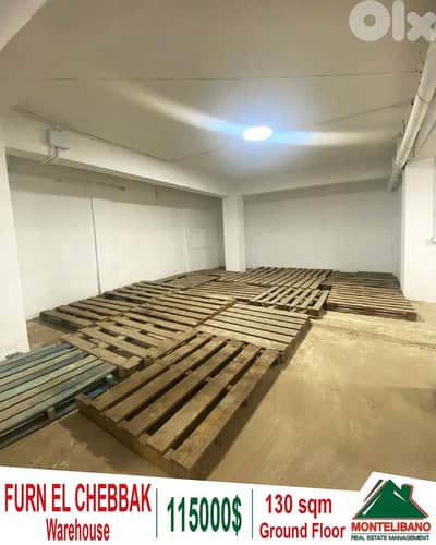 130 sqm Warehouse For Sale in Furn El Chebbak فرن الشباك