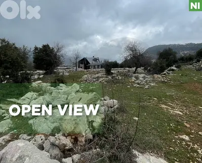 Open view , Land of 1200 Sqm , Ehmej /اهمج REF#NI132607