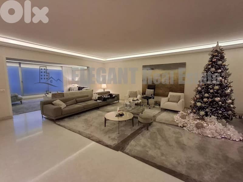 Spacious Apartment with Unblockable Sea View in Raouche! 0