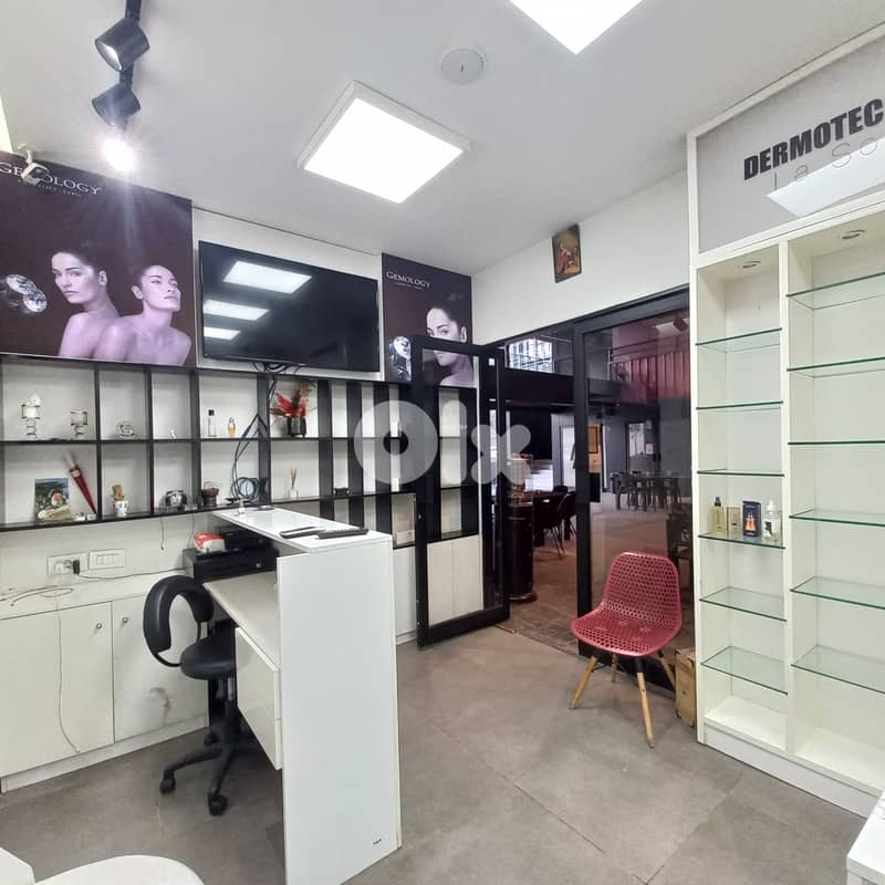 Fully Furnished  Beauty shop in Antelias for rent 0