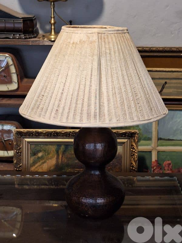 antique bronze lamp 4