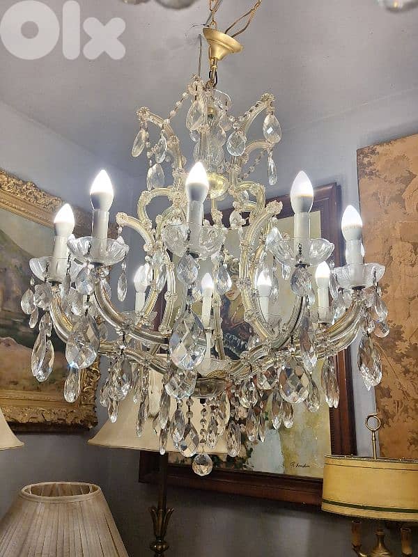 marie theresa crystal chandelier 1