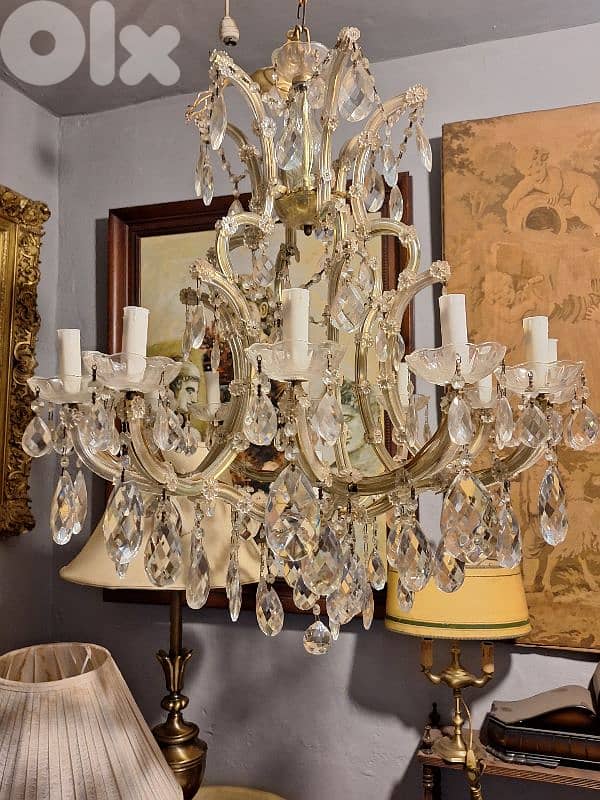 marie theresa crystal chandelier 7