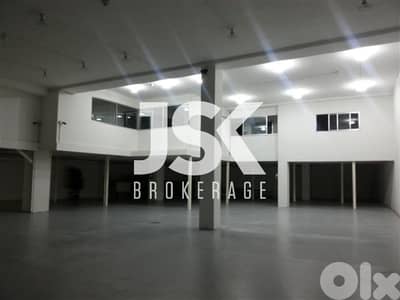 L01244 - Industrial Grade 1 Warehouse For Rent In Dbayeh