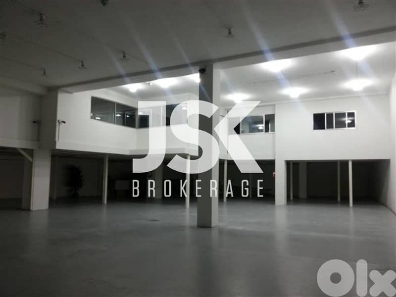 L01244 - Industrial Grade 1 Warehouse For Rent In Dbayeh 0