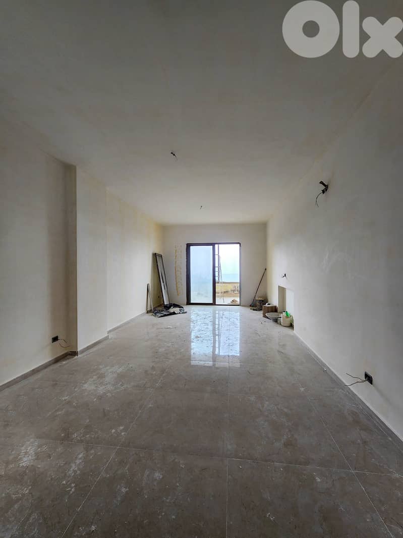 130 SQM Apartment in Bikfaya with Breathtaking Mountain and Sea View 0