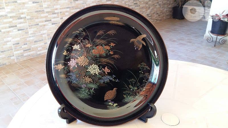Grand vase et grande assiette chinoise antiques 1