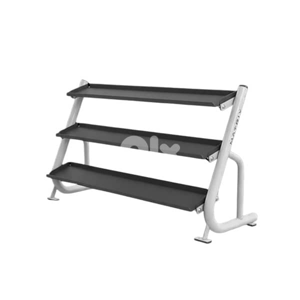 Matrix 3-Tier Dumbbell Rack – 6FT 0