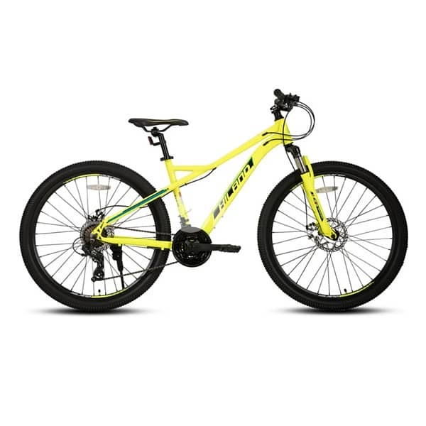 Hiland Hippel 26” Mountain Bike – Yellow 0
