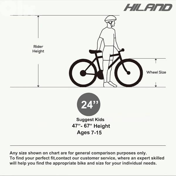 Hiland Climber 24″ Mountain Bike – Black 8