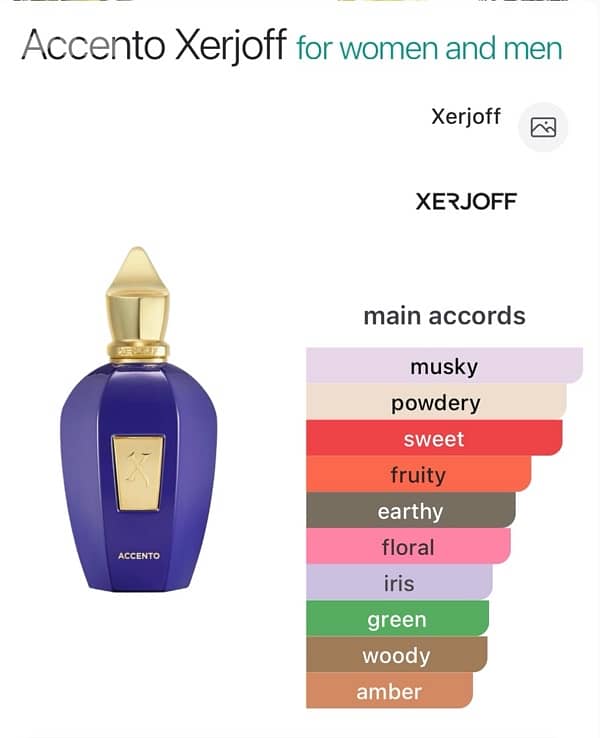 Xerjoff accento 95$ 0