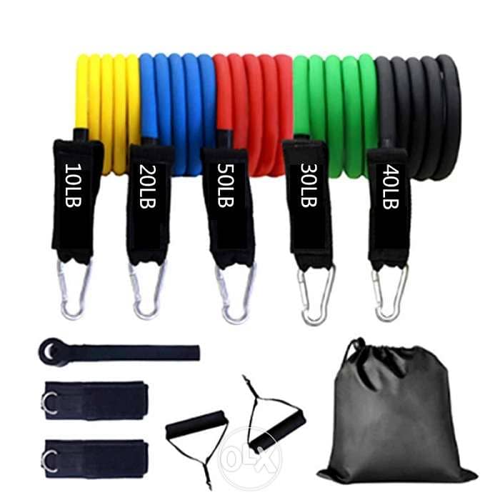 11pcs/set Fitness Resistance Band 0