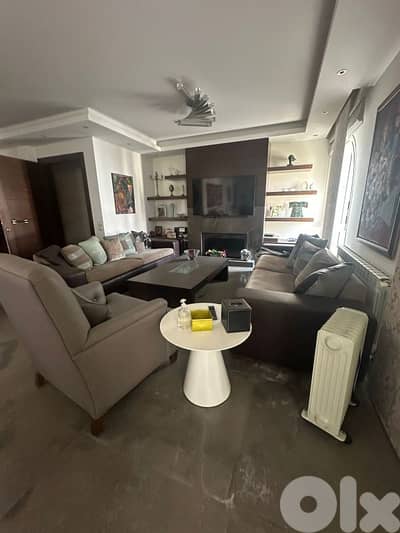Elegant Furnished 3-Bedroom Apartment in Dhour Choueir