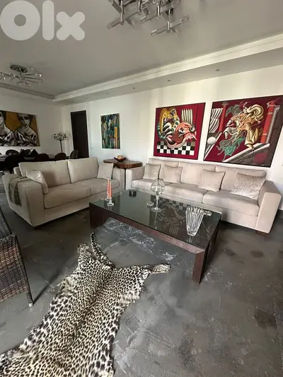 Elegant Furnished 3-Bedroom Apartment in Dhour Choueir