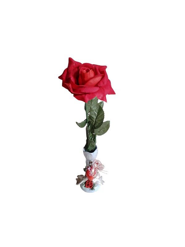 rose in a vase 2