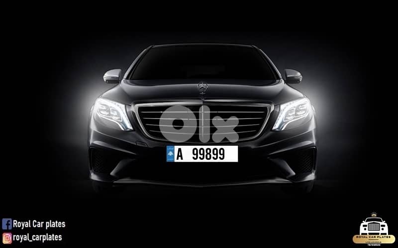 A 99899   Special car plate number for sale 1