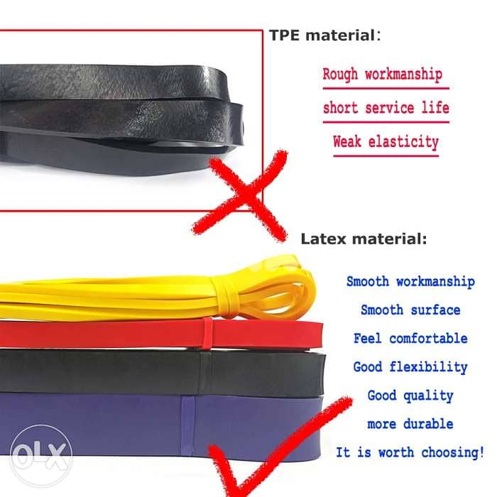 100% latex powerlifting Bands 2