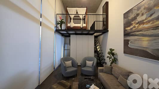 Furnished Loft for Rent in Achrafieh شقة علوية مفروشة للإيجار في