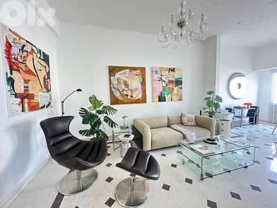L17863 - Beautifully Decorated Apartment For Rent in Mar Mikhael