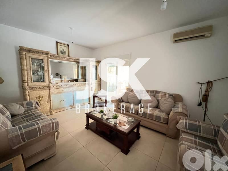 L16453 - Furnished Apartment With Terrace For Rent in Jbeil 0
