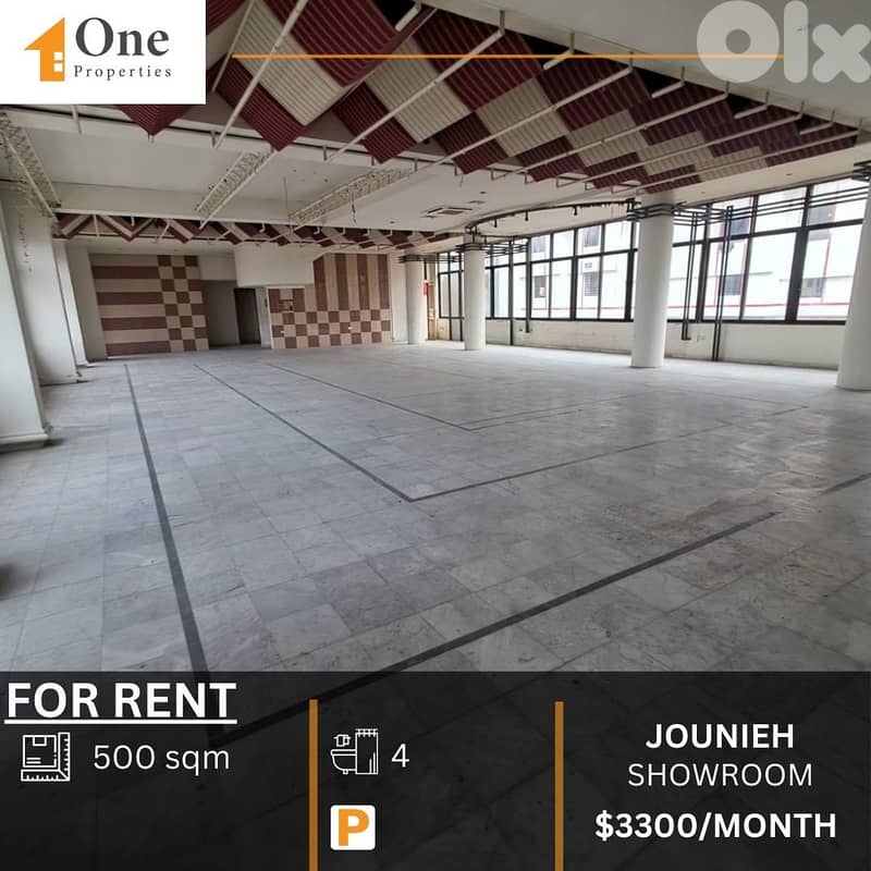 SHOWROOM FOR RENT IN JOUNIEH 0