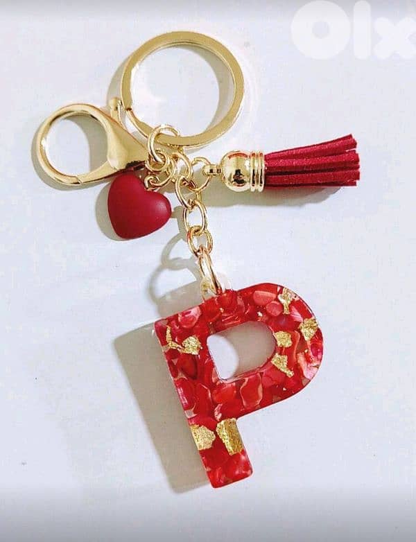 New Cute Heart Letter Keychain Gift For Teacher's Day (4 Colors) 5