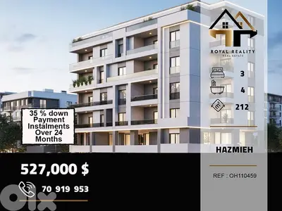 under construction apartment for sale in Hazmiyeh mar takla