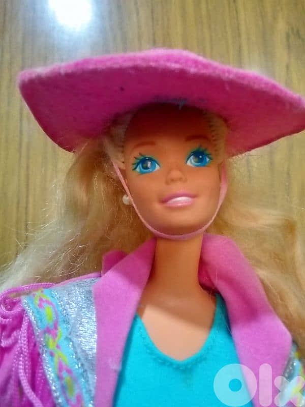 WESTERN FUN/SUNCHARM Barbie rare Mattel89 great doll+herown clothes=48 2