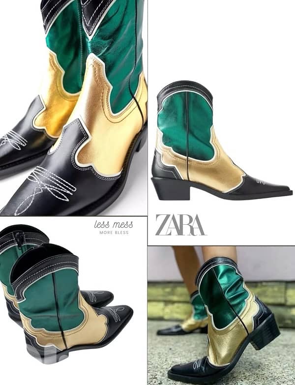 zara new real leather boots 0