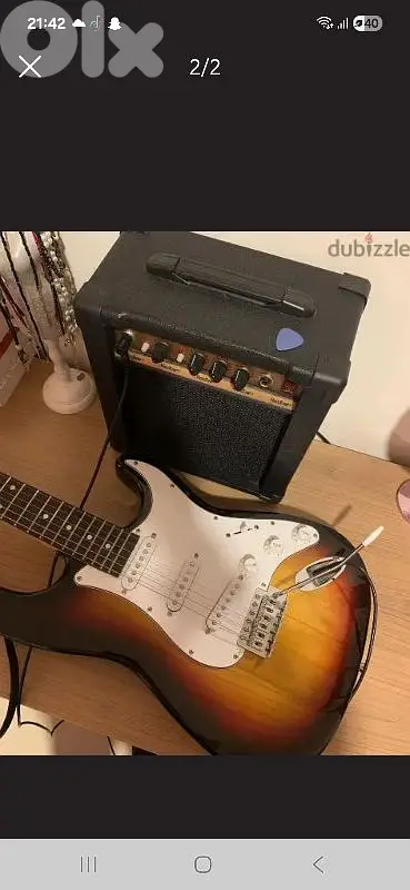 Electrical guitar + Amplifier