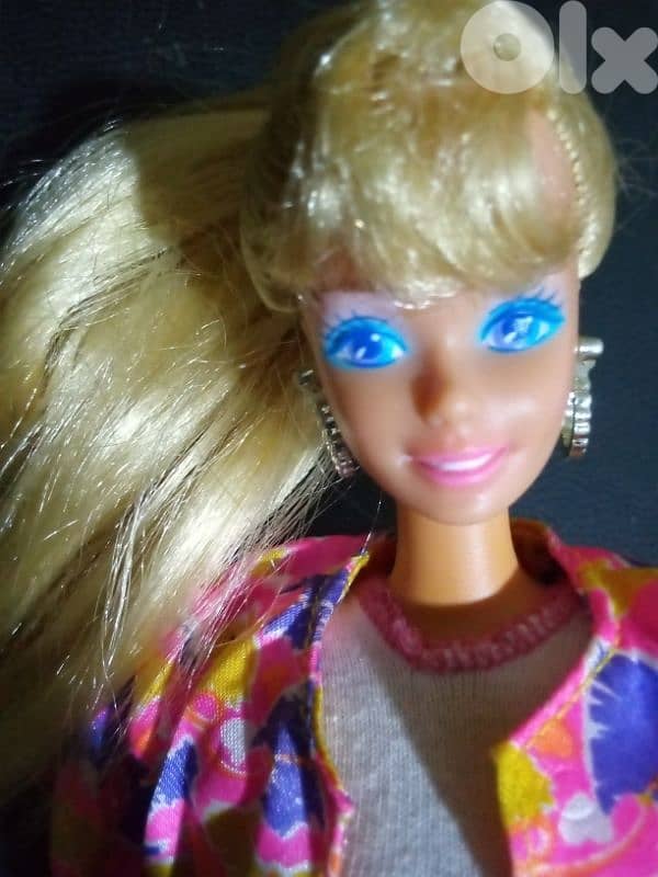ROLLERBLADE Barbie Mattel91 Rare vintage +own Roller shoes great doll 1