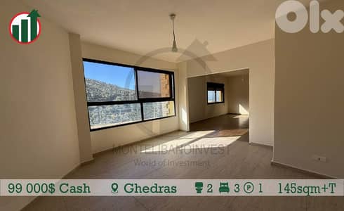 Brand New Apartment for Sale in Ghedras with Open View !!